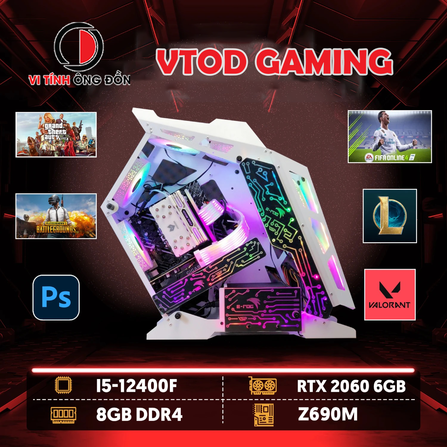 PC-Gaming-ES1-I5-12400F - 2060