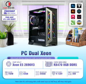 XEON DUAL X99 2 CPU 2696V3